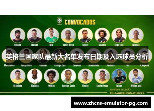 英格兰国家队最新大名单发布日期及入选球员分析